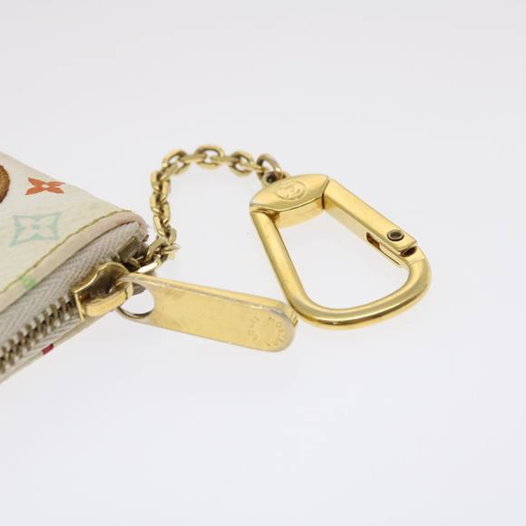 LOUIS VUITTON Monogram Multicolor Pochette MM Pouch White M60028 LV Auth 35181 - Picture 8 of 16